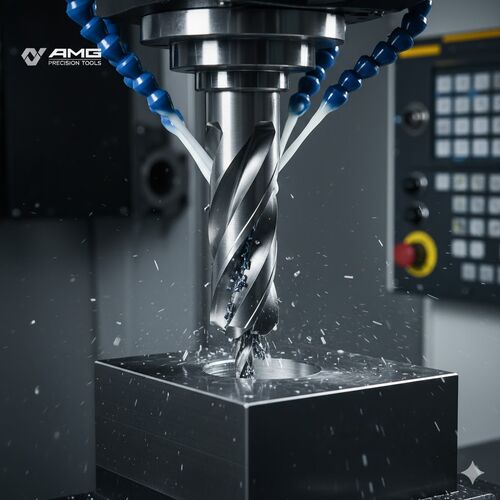 Latest company news about Eliminate Chip Clogging in Deep-Hole Drilling: Boost Efficiency with AMG’s Optimized Groove Design and Powerful Chip Bre