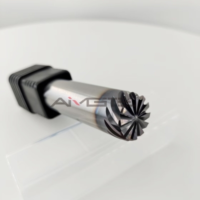D20mm Customized Carbide Tool 12 Flute Corner Radius End Mill For Mold And Die