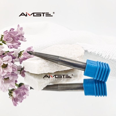 Good price Anti Chipping 2 Flutes Tapered Carbide End Mill For Deep Cavity Mold Cutting online