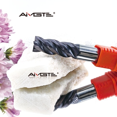 quality D12mm 4 Flutes Solid Carbide End Mill TiAlN Coating For 304 316L Stainless Steel factory
