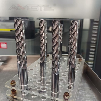 quality 16mm 4 Flutes Solid Carbide End Mill Anti Vibration For CNC Aluminium High Speed factory