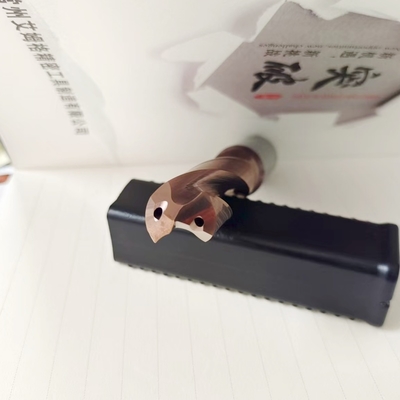Good price Custom D16mm Thru Coolant Carbide Drill Bit Bronze Coating For Metal Steel Drilling online