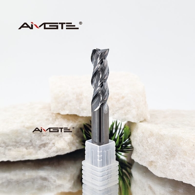 Good price Customized Smooth Chip Evacuation Low Helix Flat End Mill for Aluminum online