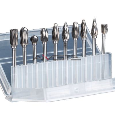 Good price 3mm Single Flute Rotary Carbide Wide Flute Burr Cutter Metal Polished Burrs File Tungsten Steel Burr Grinding Set online