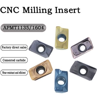 ราคาดี เครื่องบด CNC APMT1604 1135PDER เครื่องบด Cnc Carbide บด Insert Tungsten Carbide Insert เครื่องบด CNC ออนไลน์